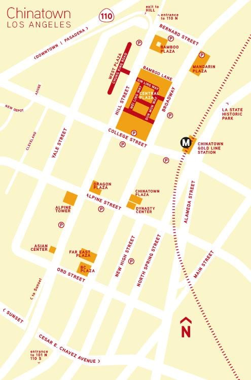 中国城洛杉矶地图
