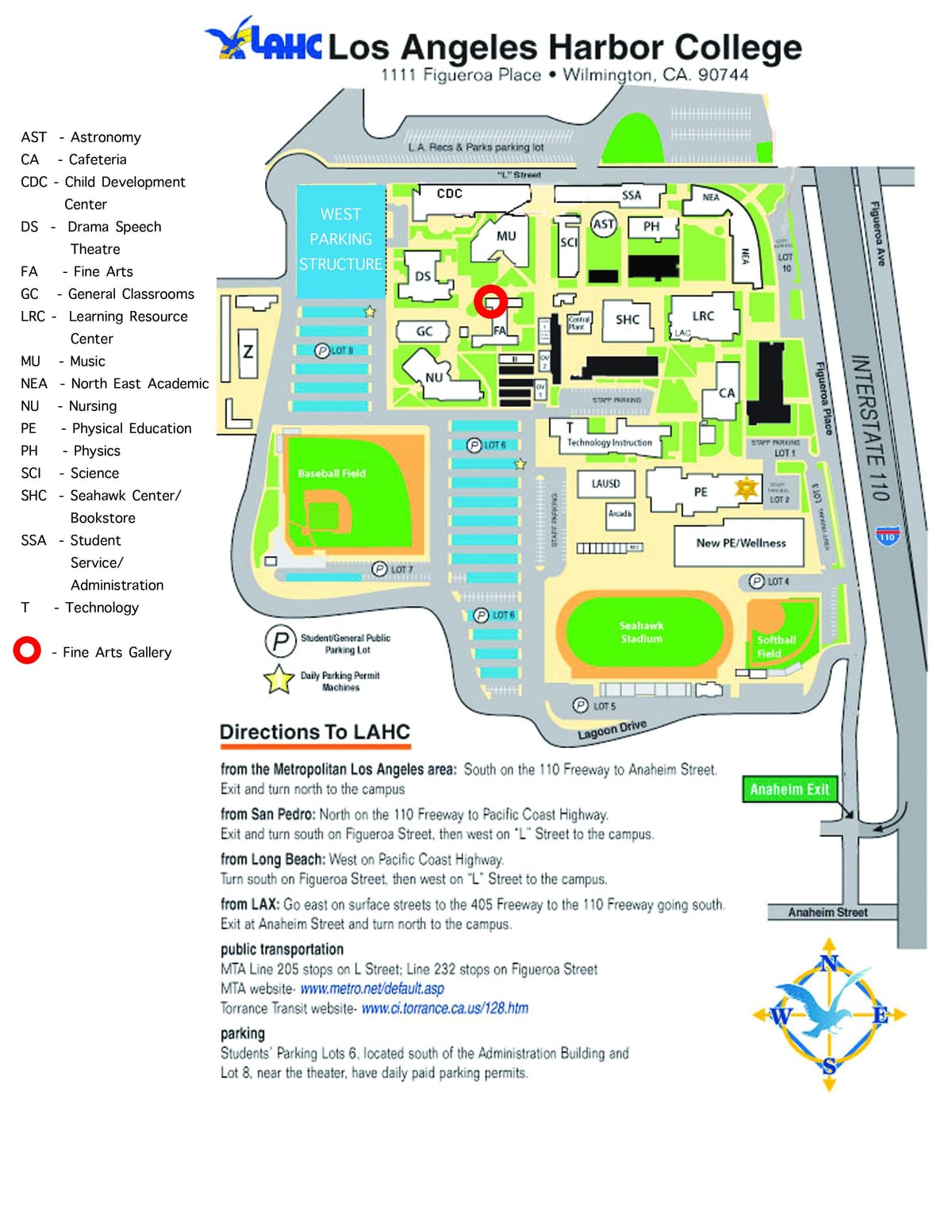 洛杉矶港大学地图
