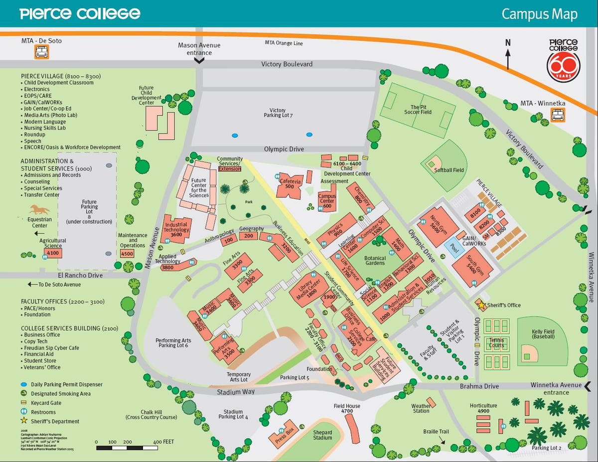 地图皮尔斯学院