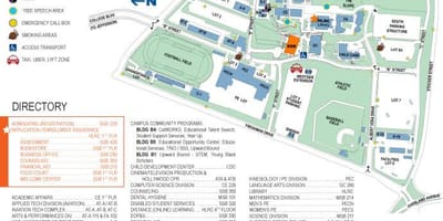 西洛杉矶大学地图