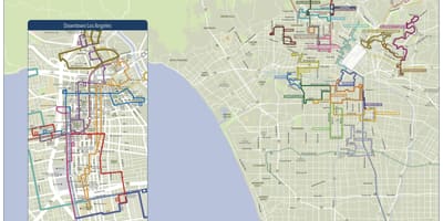 洛杉矶划地图